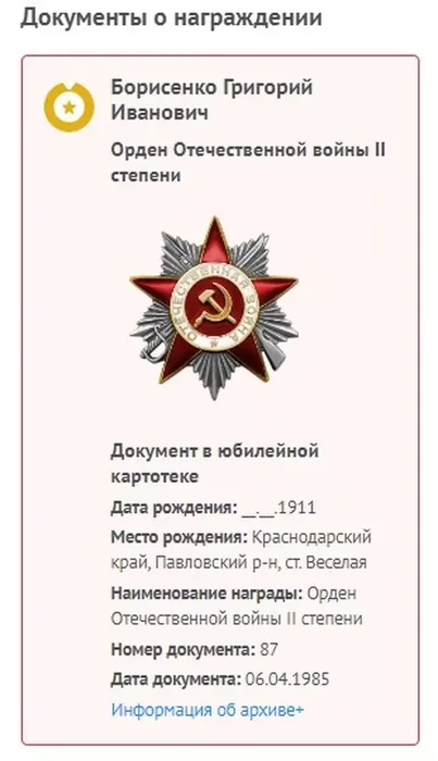 Борисенко Григорий Иванович