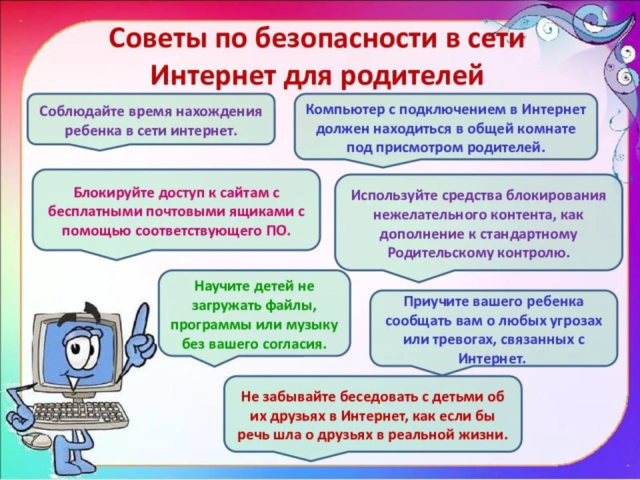 Памятка для родителей