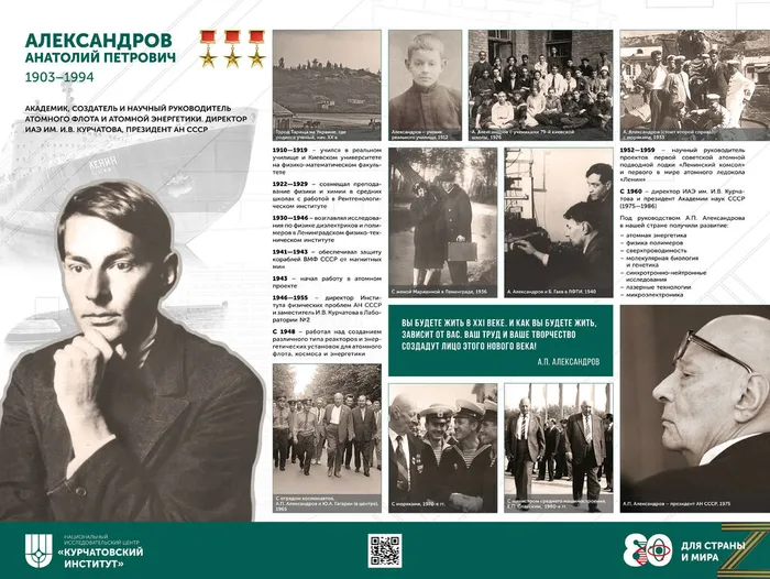 "Триумф школы Курчатова — Александрова" - час информации
