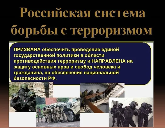 Российская система борьбы с терроризмом