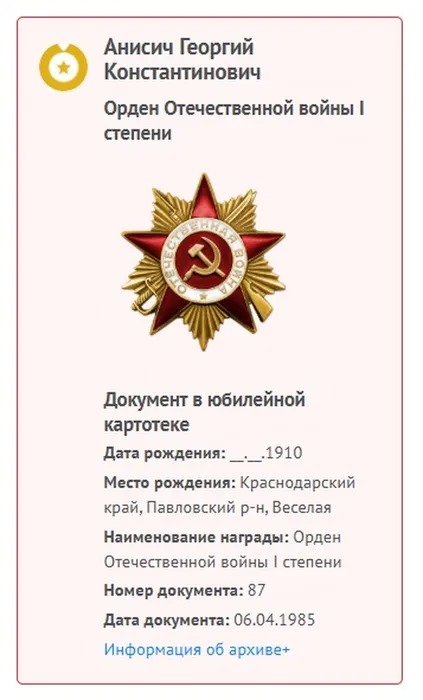 Анисич Георгий Константинович