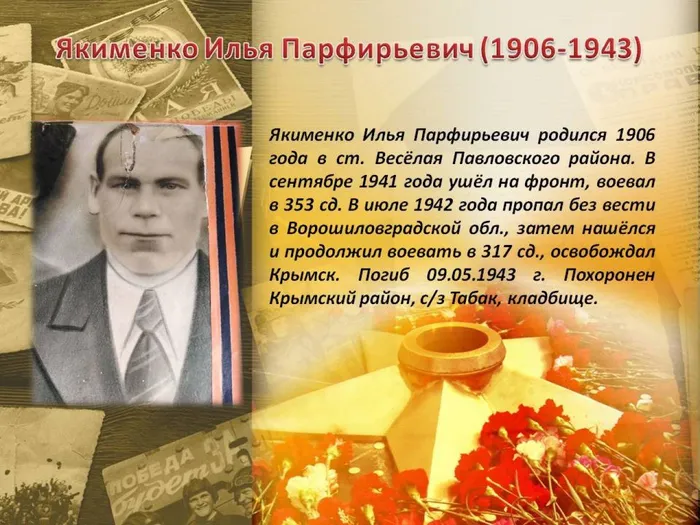 Герои моей семьи